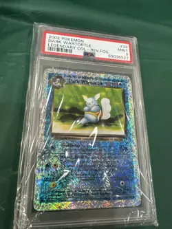 2002 Pokemon Legendary Collection Dark Wartortle Reverse Holo 39/110 MINT PSA 9 - Image 1