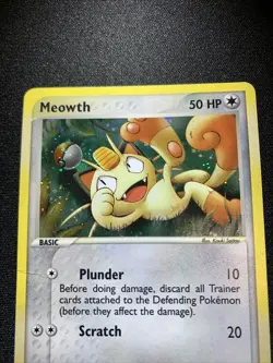 Pokemon TCG Meowth 013 Black Star Promo E-Series Holo Rare Card - Image 4