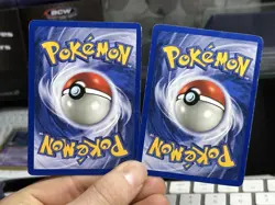 Ninetales 13/130 Poliwrath 15/130 Base Set 2 2000 Vintage Pokemon Card Lot WOTC - Image 2