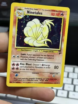 Ninetales 13/130 Poliwrath 15/130 Base Set 2 2000 Vintage Pokemon Card Lot WOTC - Image 3