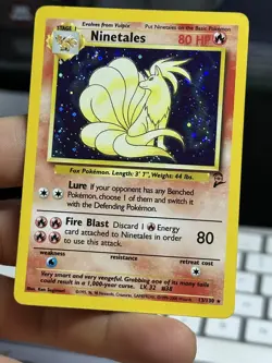 Ninetales 13/130 Poliwrath 15/130 Base Set 2 2000 Vintage Pokemon Card Lot WOTC - Image 4