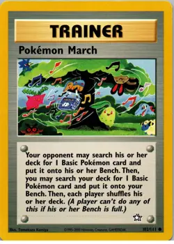 Pokemon March - Common - Neo Genesis - 102/111 - LP - Unlimited - Image 1