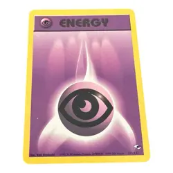 GYM HEROE'S SET PSYCHIC ENERGY POKEMON CARD 131/132 LP - Buy 3 Get 2 Free - Image 1