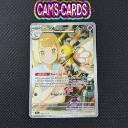 Lillies Ribombee -164/159 - Pokemon SV09 Journey Together Illustration Rare NM/M - Image 1