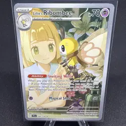 Lillies Ribombee 164/159 - Pokemon SV09 Journey Together Illustration Rare NM/M - Image 1