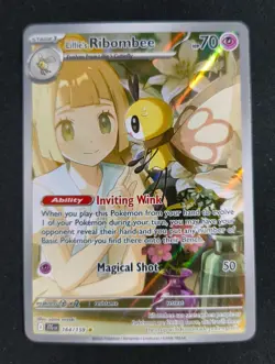 Lillies Ribombee 164/159 (JTG) Journey Together NM Illustration Rare Pokemon - Image 1