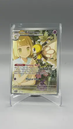 Lillies Ribombee 164/159 - Pokemon SV09 Journey Together Illustration Rare NM/M - Image 1