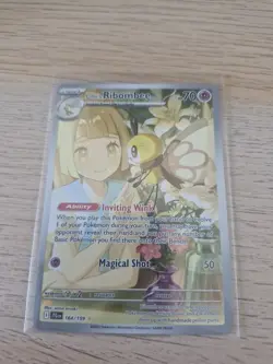 Lillies Ribombee 164/159 - Pokemon SV09 Journey Together Illustration Rare NM/M - Image 1