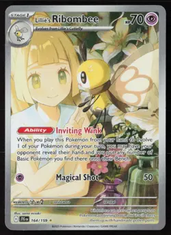 Lillies Ribombee - 164/159 - Illustration Rare - Journey Together - Pokemon - NM - Image 1