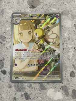 Lillies Ribombee - 164/159 - Illustration Rare - Journey Together - Pokemon - NM - Image 1