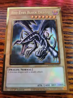 Red-Eyes Black Dragon MAGO-EN003 1st Edition MAXIMUM GOLD RARE NM Yu-Gi-Oh! - Image 1