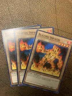 X3 Yu-Gi-Oh! - Blazing Inpachi IOC-EN061 - Unlimited Edition - 25TH- NM/M X3 - Image 1
