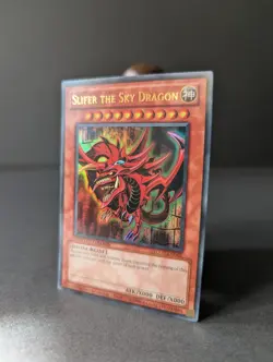 Egyptian God Cards Ra, Slifer, Obelisk Set Ultra Rare Yu-Gi-Oh! NM PSA - Image 5