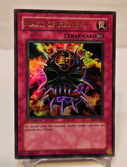 Mask of Restrict LON-018 Ultra Rare 1st Edition Yugioh 1955 - Image 1