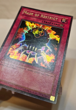 Mask of Restrict LON-018 Ultra Rare 1st Edition Yugioh 1955 - Image 2