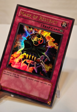Mask of Restrict LON-018 Ultra Rare 1st Edition Yugioh 1955 - Image 4