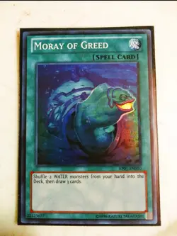 Yugioh 1x Moray Of Greed - AP01-EN010 - Super Rare - NM - Image 1