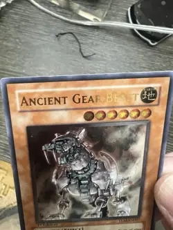 Ancient Gear Beast TLM-EN007 Ultimate Rare 1st Edition NM - Image 3