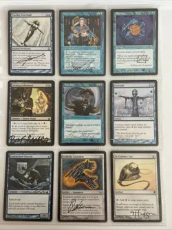 DD-1 Mixed Lot Of Signed Magic The Gathering Cards - Image 1