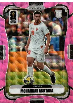 2026 World Cup Prizm Mohannad Abu Taha Pink Wave prizm 11/45 - Image 1