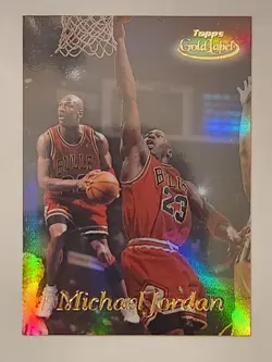 Michael Jordan #GL1 98/99 Topps Gold Label Chicago Bulls Basketball - Image 1