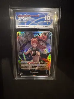 ACE 10 - Rebecca OP04-039 Alt Art Leader 2023 One Piece - NOT PSA BGS - Image 1
