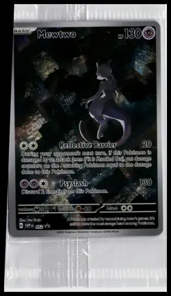 Mewtwo SV: Scarlet & Violet Promo Cards #052 Sealed Near Mint or Better - Image 1