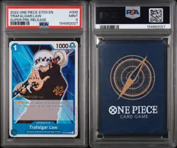 2022 One Piece Trafalgar Law ST03-008 Super Pre-Release Pre Release PSA 9 - Image 3