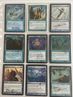 EE-1 Mixed Lot Of Signed Magic The Gathering Cards - Image 1