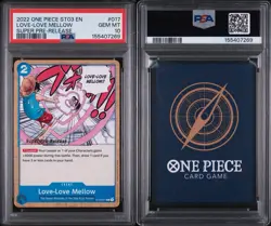 2023 One Piece Super Pre Release ST03-017 Love-Love Mellow PSA 10 Boa Luffy - Image 3