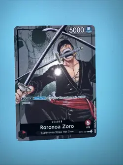 Roronoa Zoro - OP01-001 (Alternate Art) OP01-001 One Piece Promotion Cards Foil - Image 1