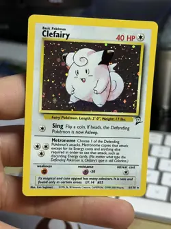 Clefairy 6/130 Chansey 3/130 Base Set 2 2000 Holo Vintage Pokemon Card Lot WOTC - Image 3