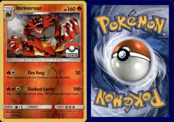 Pokemon TCG Incineroar Sun & Moon 26/149 Reverse Holo Rare - Image 1