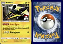 Pokemon TCG Guardians Rising Vikavolt 52/149 -Holo Stamped Pokemon League NM - Image 1