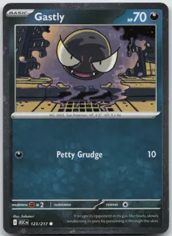 Gastly (Cosmos Holo) 123/217 Holo Cards & Products Pokemon Holo NM/M - Image 1