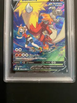 Pokemon Blaziken V TG14/TG30 Silver Tempest Trainer Gallery Full Art PSA 10 - Image 3
