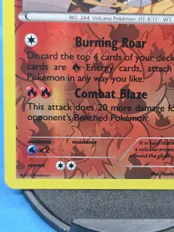 Entei 14/98 Rare Ancient Origins Pokemon Reverse Holo NM - Image 2