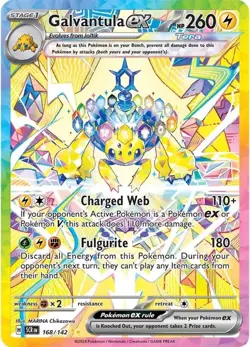 Holofoil - Galvantula ex - 168/142 - 168/142 / NM / English Pokemon TCG - Image 1