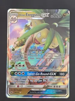 Alolan Exeggutor GX 74/1111 Ultra Rare SM - Crimson Invasion Pokemon TCG NM - Image 1