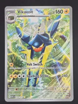 Vikavolt 230/217 Illustration Rare Ascended Heroes Pokemon Holo Near Mint - Image 1