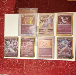 Pokemon TCG Fusion Strike 7-Card Holo/Foil Lot incl. Mew V + Mewtwo VSTAR - Image 1