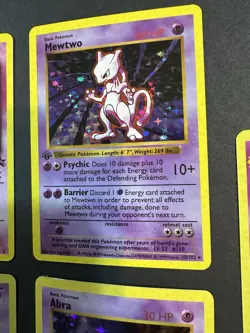 Pokemon Cards Custom Made Very High Quality 1st Edition Holographic Mew, MEWTWO, - Image 2