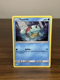 Squirtle 33/214 Unbroken Bonds Cosmos Holo Pokemon Card HP - Image 1