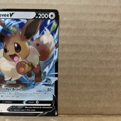 Pokemon TCG Crown Zenith Eevee V Holo Ultra Rare Card 108/159 - Image 4
