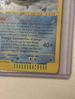 Pokemon Blastoise Holo Rare Expedition #4 Pokemon TCG Super Rare Vintage Card - Image 3