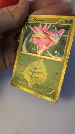 Virizion Holo Plasma Blast Pokemon Card 103/101 Secret Rare, Near Mint Condition - Image 3