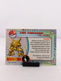 Alakazam #65 Black Logo - Pokemon Topps TV Animation Series 1 - Image 2