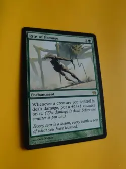 Rite of Passage. Rare Enchantment Fifth Dawn. Magic the Gathering Card. - Image 3