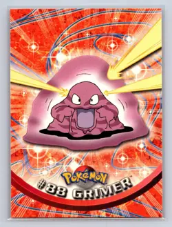 Grimer #88 Topps Trading Cards Series 2 Pokemon Lightly Played - Image 1