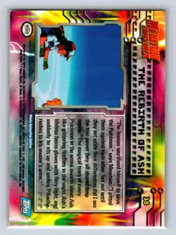 The Rebirth Of Ash #38 Topps The First Movie Trading Cards Pokemon LP - Image 2